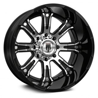AMERICAN TRUXX® AT154 THE BOMB Wheels - Black with Machined