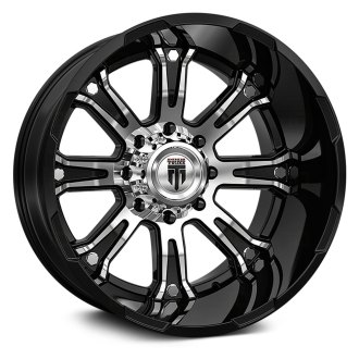 AMERICAN TRUXX® - AT154 THE BOMB Black with Machined Face