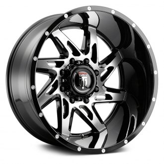 AMERICAN TRUXX® - AT183 SPYDER Gloss Black with Machined Face