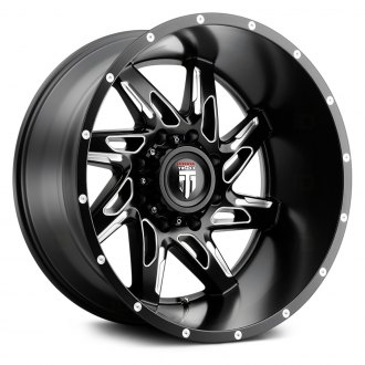 AMERICAN TRUXX® - AT183 SPYDER Matte Black with Milled Accents