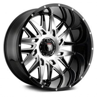 AMERICAN TRUXX® - AT184 DNA Gloss Black with Machined Face and Milled Accents