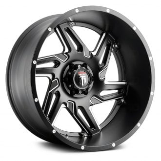 AMERICAN TRUXX® - AT186 SPURS Matte Black with Milled Accents