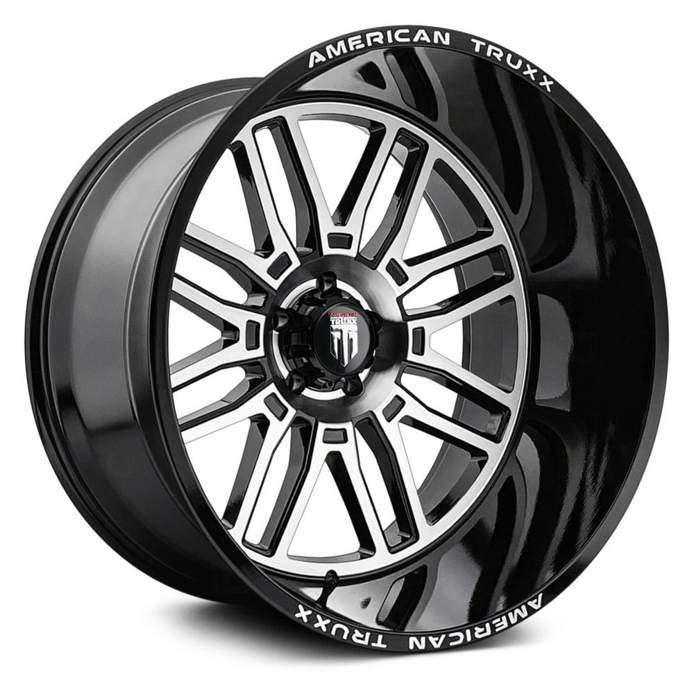 AMERICAN TRUXX® AT1915 RESTLESS Wheels Black with Machined Face Rims