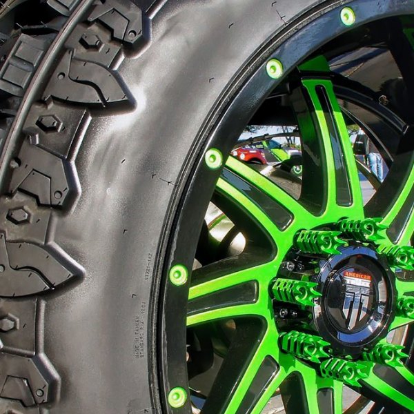 American Truxx® - AT 162 Gloss Black Green Face