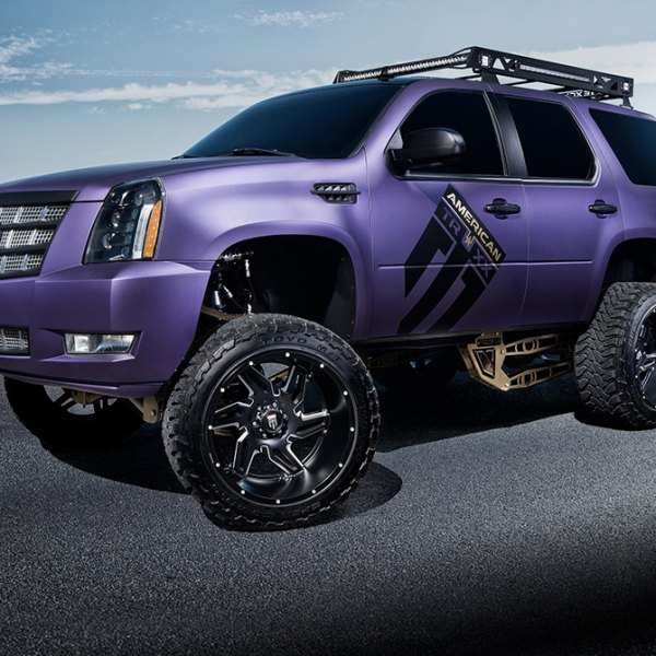 American Truxx® - AT 163 Ninja Satin Black Cadillac Escalade