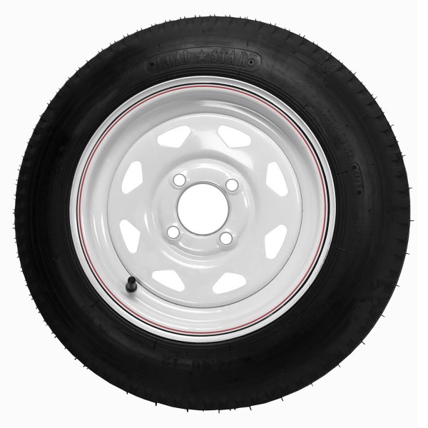 Americana® 30540 Spoke White 12x4 Wheels and Tires Package