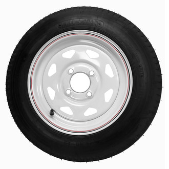 Americana® - Spoke White 12x4 Wheels and Tires Package