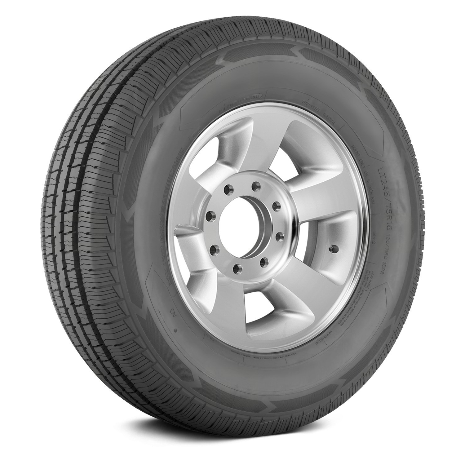 Tire Americus Commercial L/T 245/75R16 120/116Q E 10 Ply Commercial