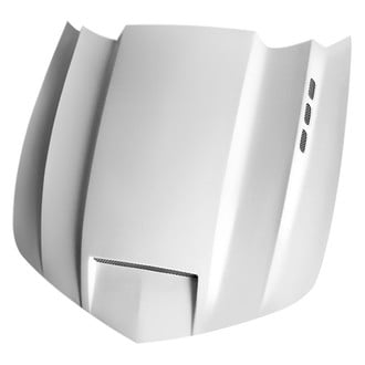 Amerihood® - SMS Style Functional Ram Air Fiberglass Hood (Unpainted)