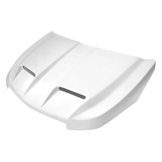Amerihood® - WS6 Style Functional Ram Air Fiberglass Hood (Unpainted)