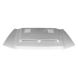 Amerihood® - E Style Functional Ram Air Fiberglass Hood (Unpainted)