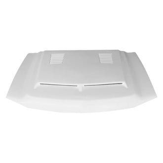 Amerihood® - E Style Functional Ram Air Fiberglass Hood (Unpainted)