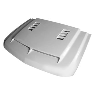 Amerihood® - E Style Functional Ram Air Fiberglass Hood (Unpainted)