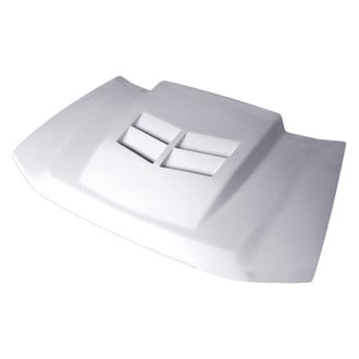 Amerihood® - CWL Style Functional Heat Extraction Fiberglass Hood (Unpainted)