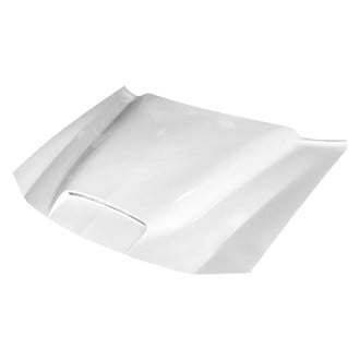 Amerihood® - BigBoss Style Functional Ram Air Fiberglass Hood (Unpainted)