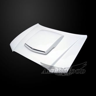 Amerihood® - Type-TA Style Functional Ram Air Fiberglass Hood (Unpainted)
