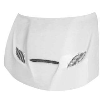 Amerihood® - HC Style Functional Ram Air with Heat Extractor Vents Fiberglass Hood (Unpainted)
