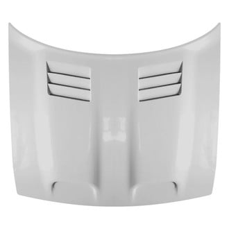 Amerihood® - RDY Style Functional Ram Air Fiberglass Hood with Heat Extractor Vents (Unpainted)