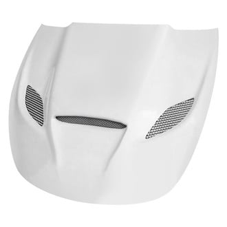 Amerihood® - HC Style Functional Ram Air with Heat Extractor Vents Fiberglass Hood (Unpainted)