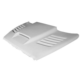 Amerihood® - SSK Style Functional Heat Extractor Vented Fiberglass Hood (Unpainted)