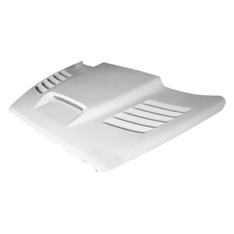 Amerihood® - SSK Style Functional Heat Extractor Vented Fiberglass Hood (Unpainted)