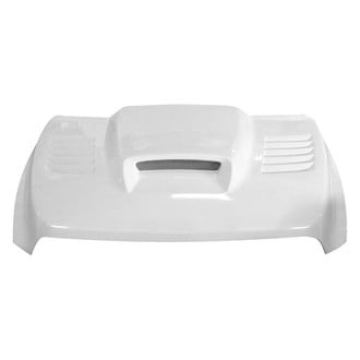 Amerihood® - SSK Style Functional Heat Extractor Vented Fiberglass Hood (Unpainted)