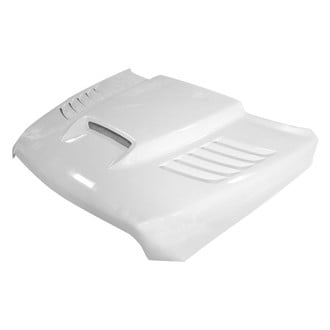 Amerihood® - SSK Style Functional Heat Extractor Vented Fiberglass Hood (Unpainted)