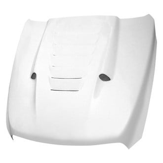 Amerihood® - TS Style Functional Ram Air Fiberglass Hood (Unpainted)