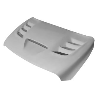 Amerihood® - VIP Style Functional Ram Air Fiberglass Hood (Unpainted)