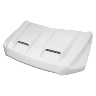 Amerihood® - S Style Functional Ram Air Fiberglass Hood (Unpainted)