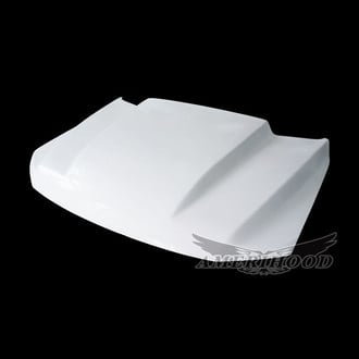 Amerihood® - CWL Style Functional Heat Extraction Fiberglass Hood (Unpainted)