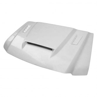 Amerihood® - SSK Style Functional Heat Extractor Ram Air Fiberglass Hood (Unpainted)