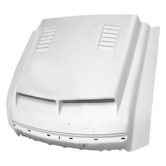 Amerihood® - E Style Functional Heat Extraction Ram Air Fiberglass Hood (Unpainted)