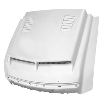 Amerihood® - E Style Functional Heat Extraction Ram Air Fiberglass Hood (Unpainted)
