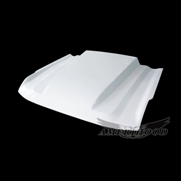 Amerihood® - CWL Style Functional Heat Extraction Fiberglass Hood (Unpainted)