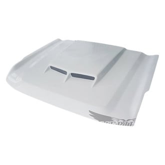 Amerihood® - Type-C Style Functional Extraction Ram Air Fiberglass Hood (Unpainted)