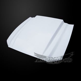 Amerihood® - 3" Cowl Style Functional Heat Extractor Fiberglass Hood (Unpainted)