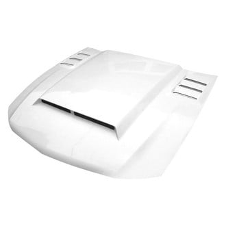 Amerihood® - ROU Style Functional Heat Extraction Ram Air Fiberglass Hood (Unpainted)