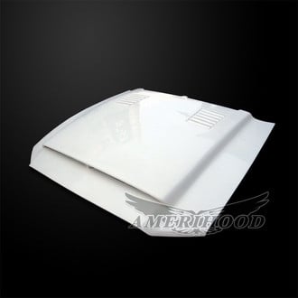 Amerihood® - SS Style Functional Heat Extractor Ram Air Fiberglass Hood (Unpainted)