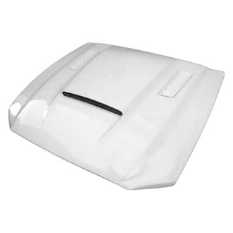 Amerihood® - SMS Style Functional Heat Extractor Ram Air Fiberglass Hood (Unpainted)