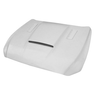 Amerihood® - SMS Style Functional Heat Extractor Ram Air Fiberglass Hood (Unpainted)