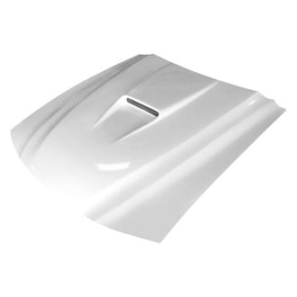 Amerihood® - 2 Style Functional Heat Extraction Ram Air Fiberglass Hood (Unpainted)