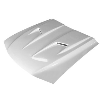 Amerihood® - 3 Style Functional Heat Extraction Ram Air Fiberglass Hood (Unpainted)