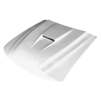 Amerihood® - 2 Style Functional Heat Extraction Ram Air Fiberglass Hood (Unpainted)