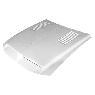 Amerihood® - E Style Functional Heat Extraction Ram Air Fiberglass Hood (Unpainted)