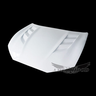 Amerihood® - AMU Style Non-Functional Fiberglass Hood (Unpainted)