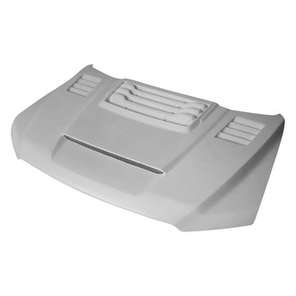 Amerihood® - RIP Style Functional Ram Air Fiberglass Hood (Unpainted)