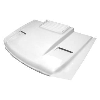 Amerihood® - 2 Style Functional Ram Air Fiberglass Hood (Unpainted)