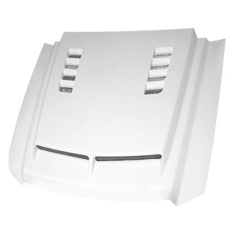 Amerihood® - E Style Functional Ram Air Fiberglass Hood (Unpainted)