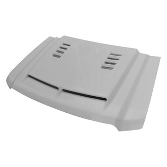 Amerihood® - E Style Functional Ram Air Fiberglass Hood (Unpainted)